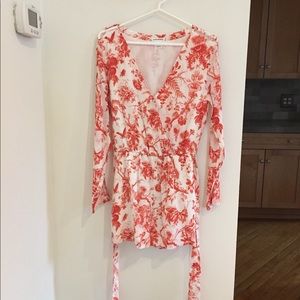Club Monaco Floral Romper